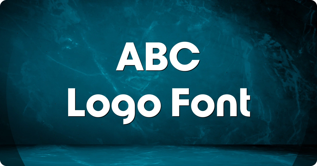 ABC Logo Font preview