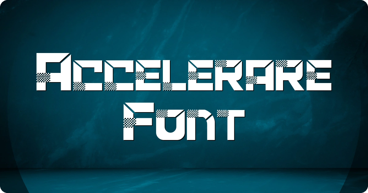 Accelerare Font preview