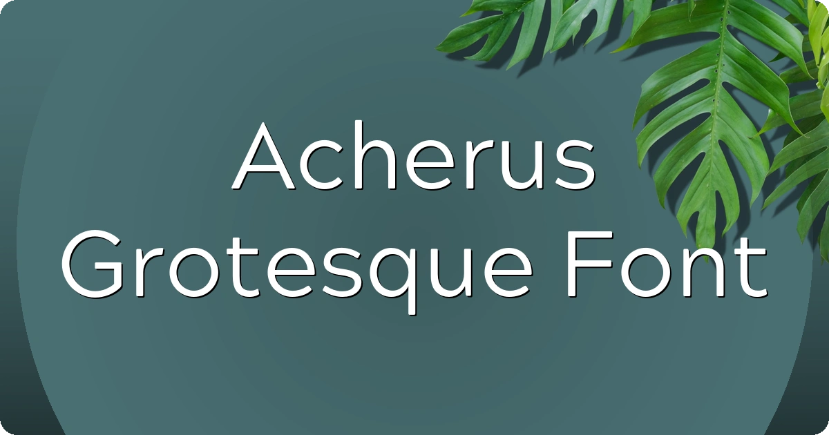 Acherus Grotesque Font preview
