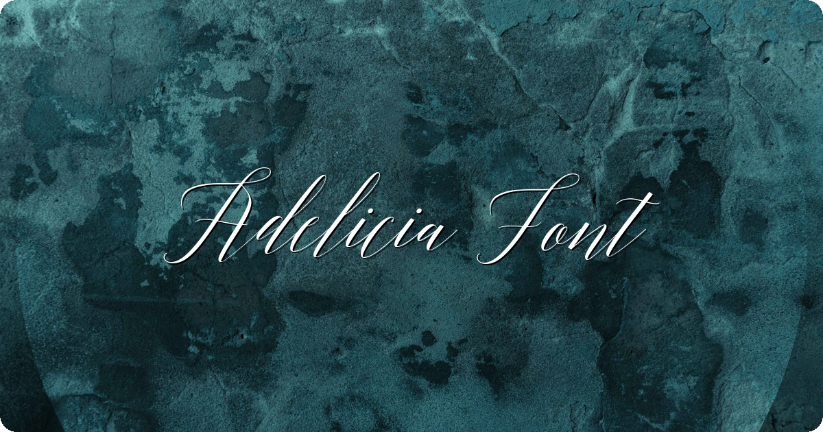 Adelicia Font preview
