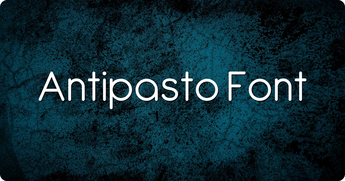 Antipasto Font preview