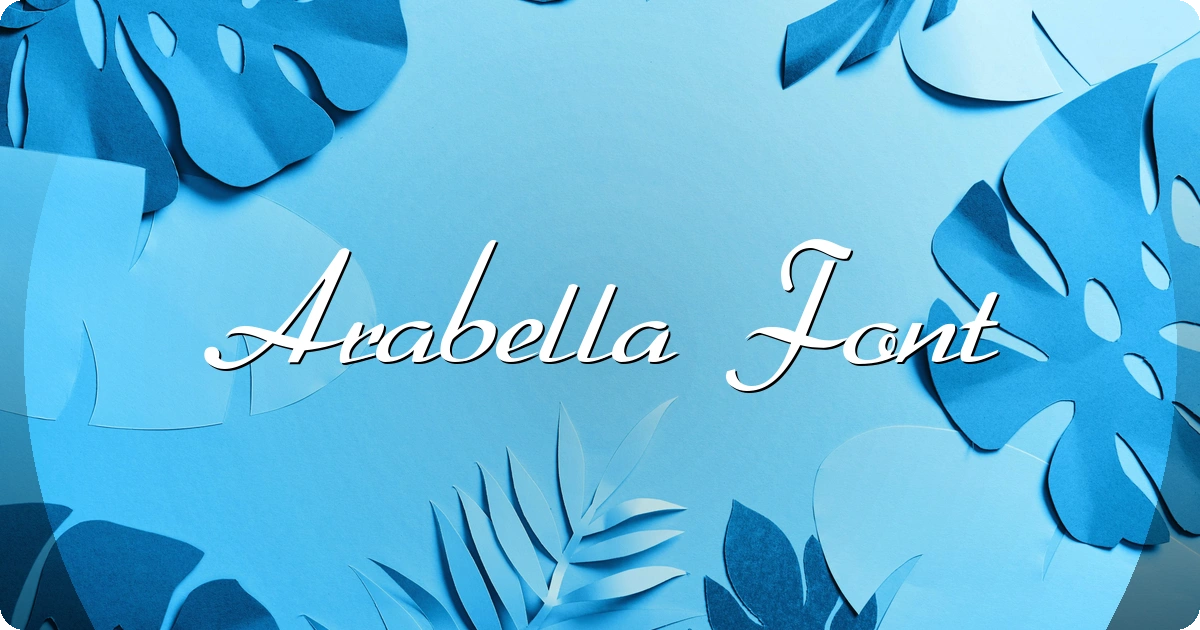 Arabella Font preview