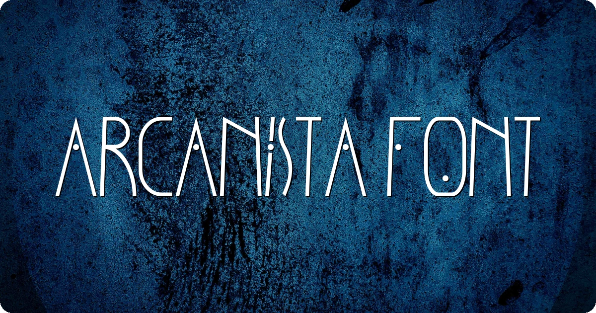 Arcanista Font preview