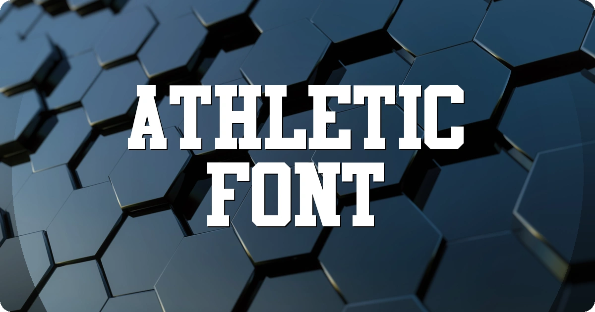 Athletic Font preview