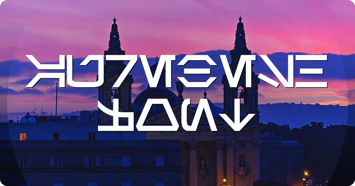 Aurebesh Font preview