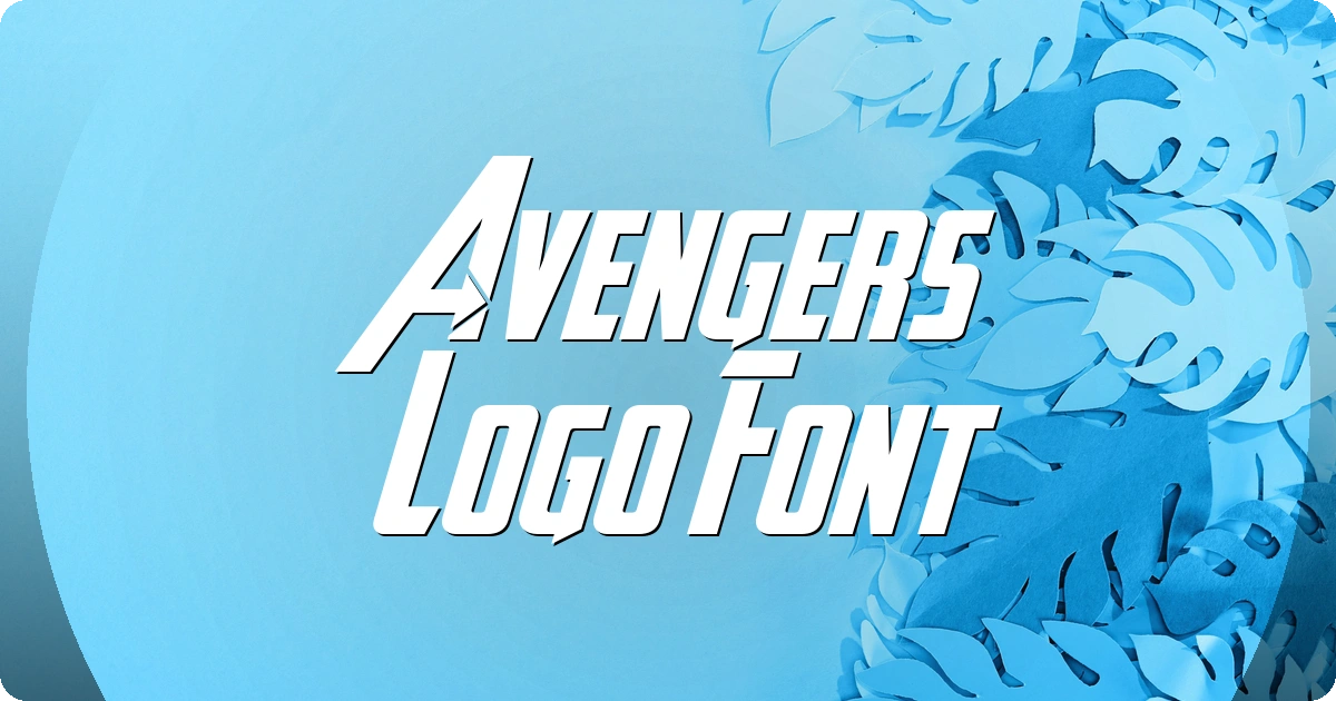 Avengers Logo Font preview