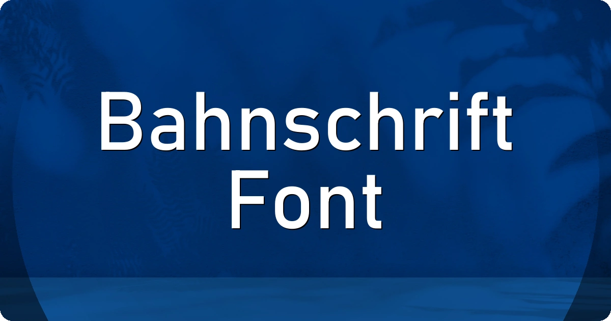 Bahnschrift Font preview