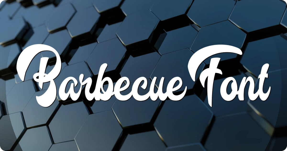 Barbecue Font preview