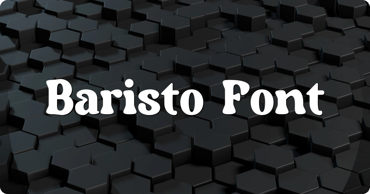 Baristo Font preview