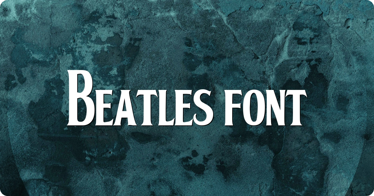 Beatles Font preview