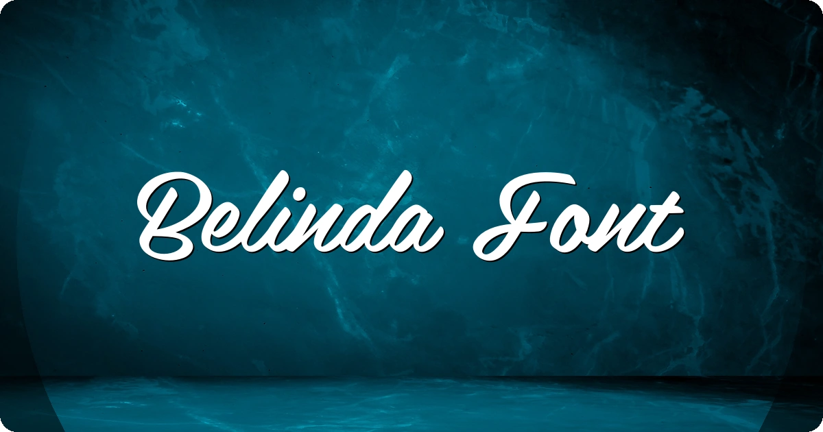 Belinda Font preview