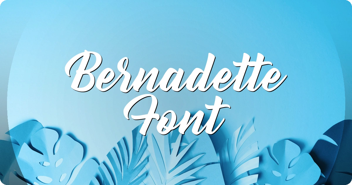 Bernadette Font preview