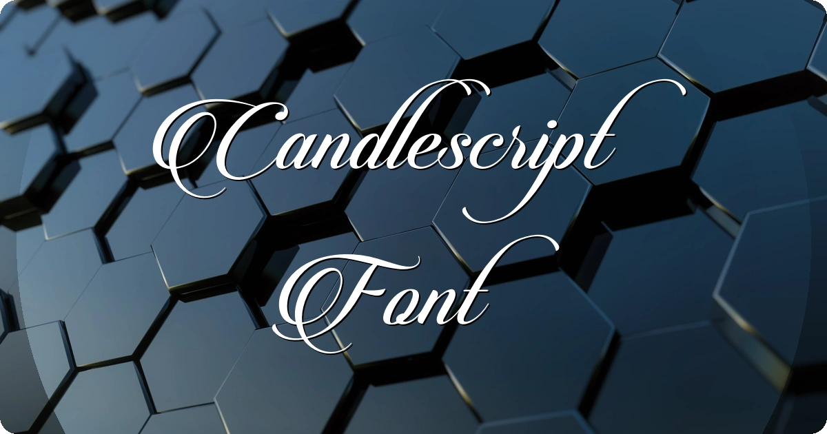 Candlescript Font preview