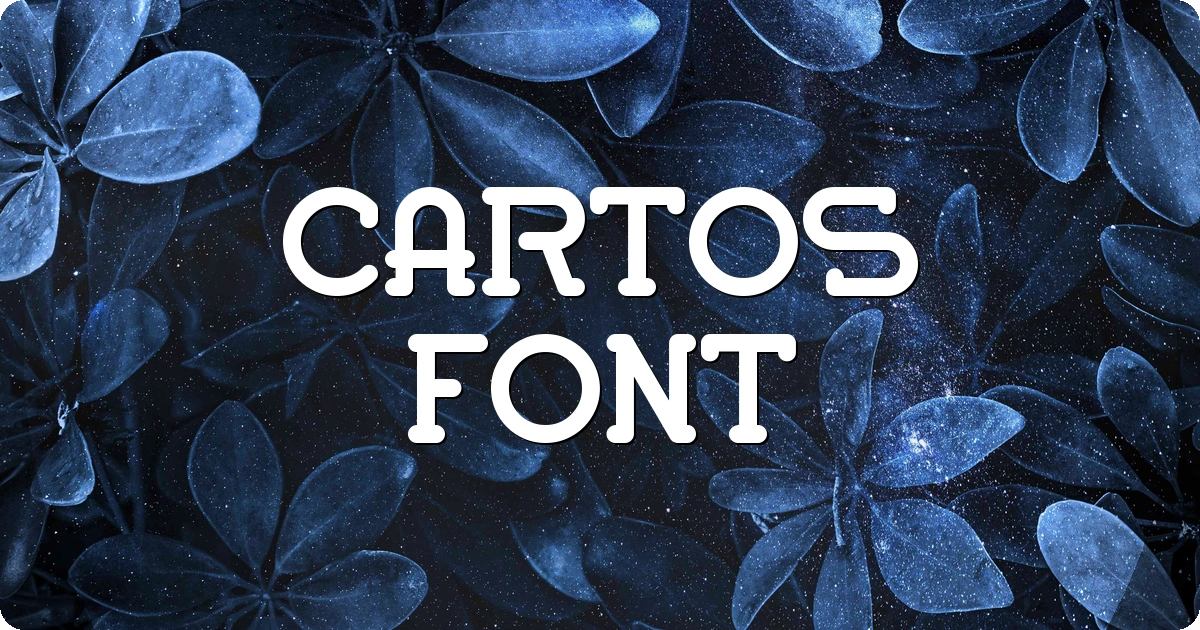 Cartos Font preview