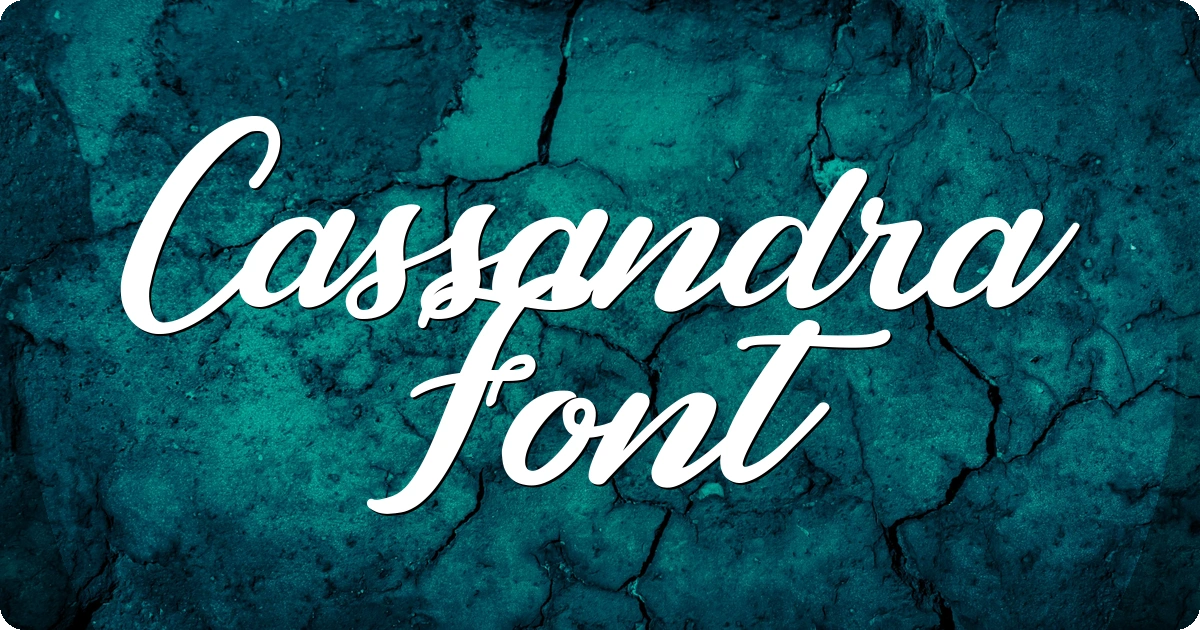 Cassandra Font preview