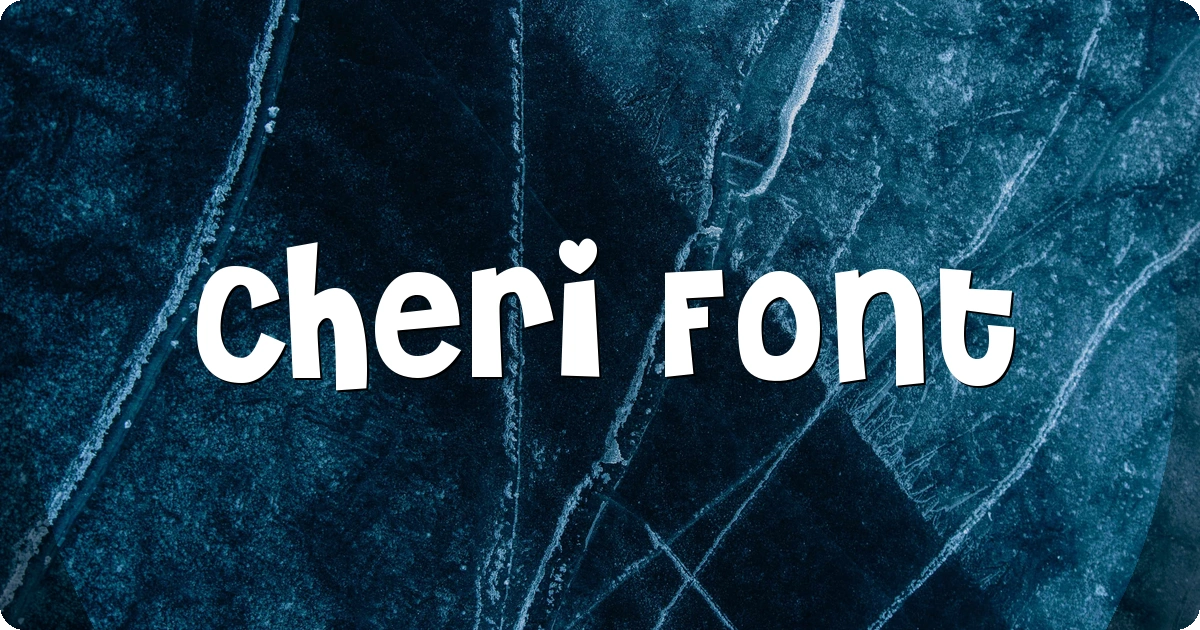 Cheri Font preview