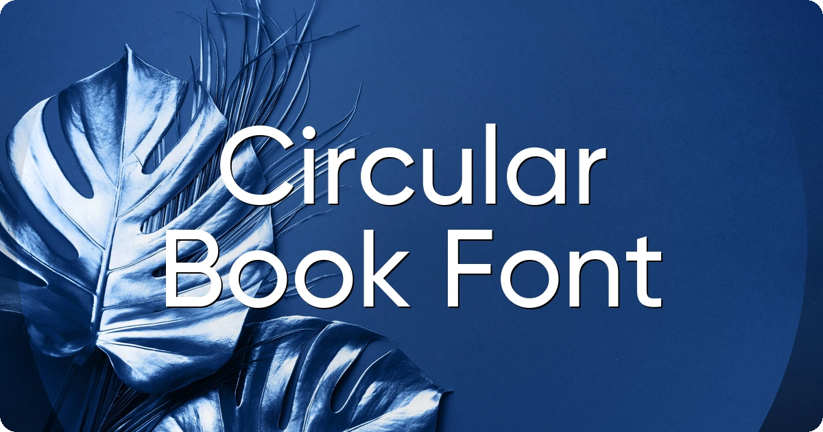 Circular Book Font preview