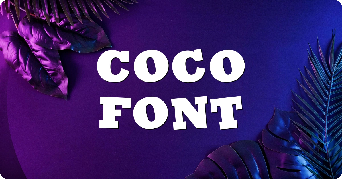 Coco Font preview