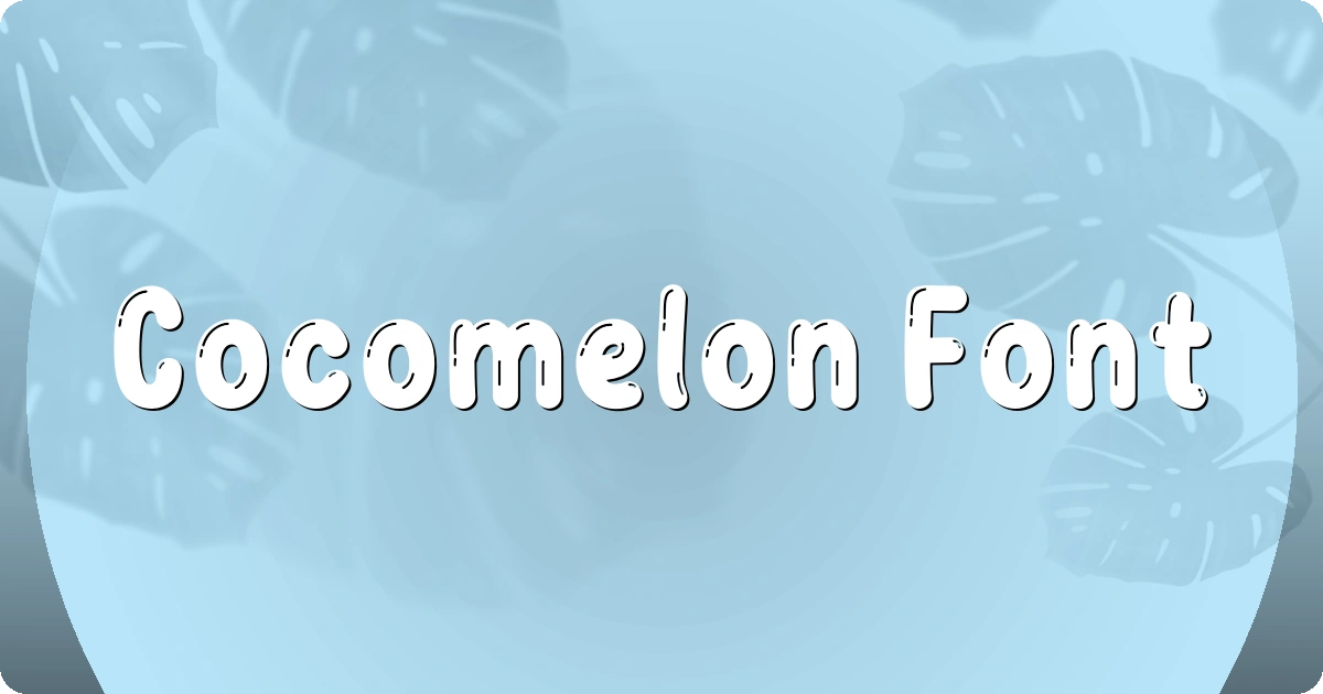 Cocomelon Font font preview