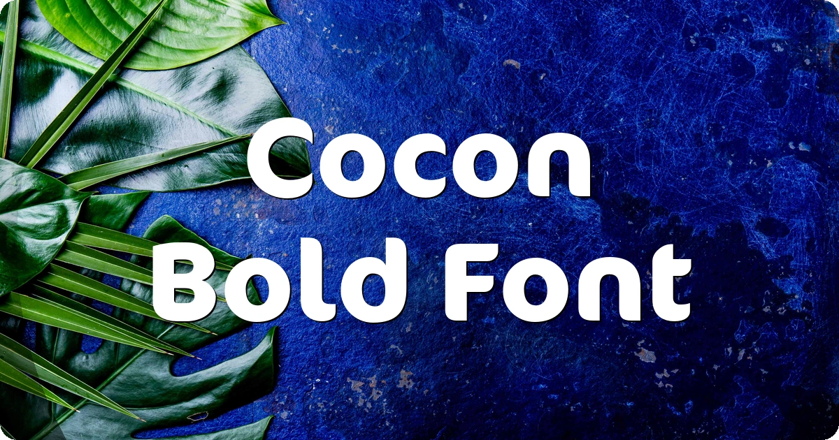 Cocon Bold Font preview