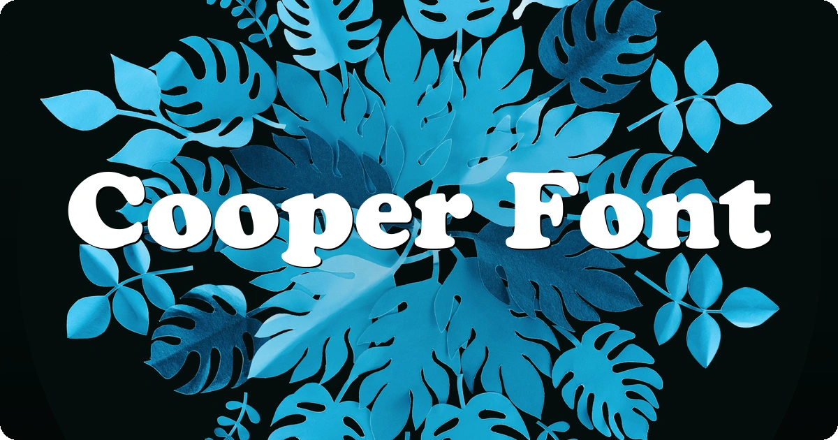 Cooper Font preview