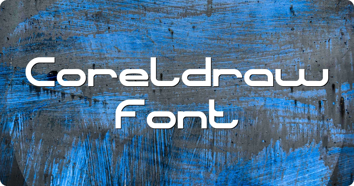 Coreldraw Font preview