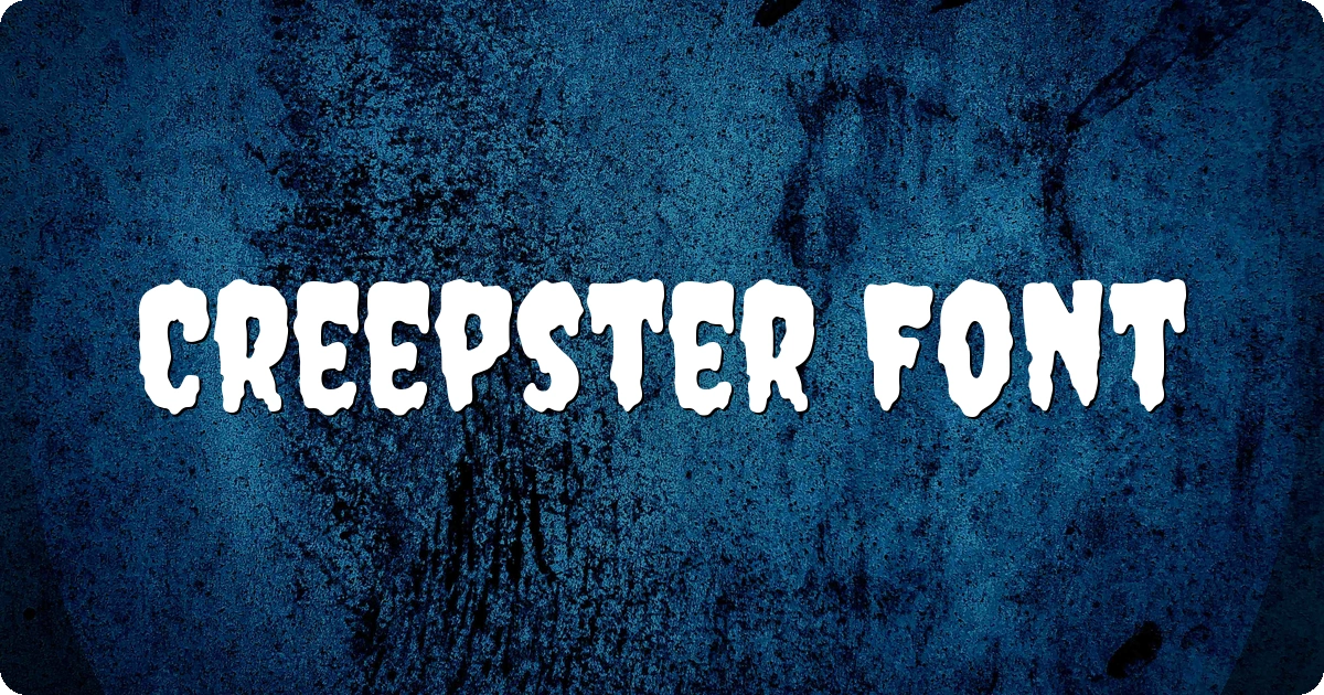 Creepster Font preview