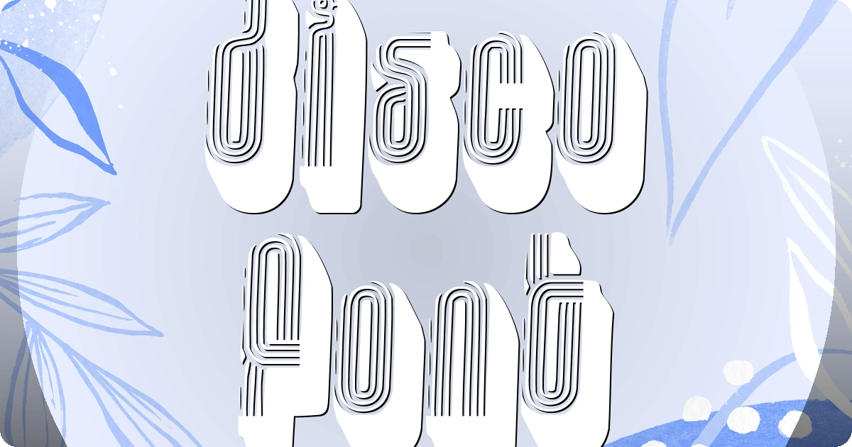 Disco Font preview