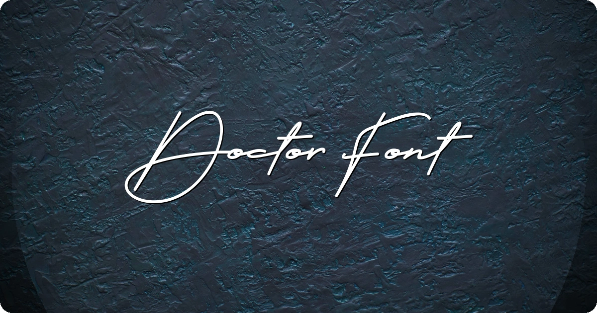 Doctor Font preview