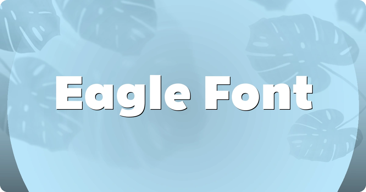 Eagle Font preview