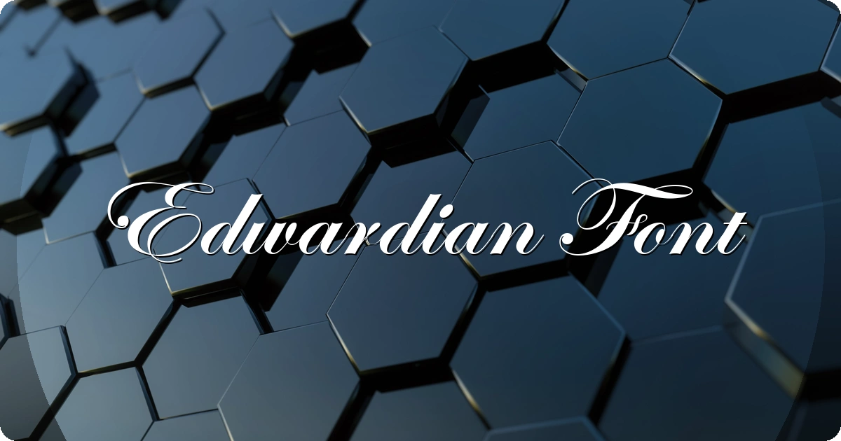 Edwardian Font preview