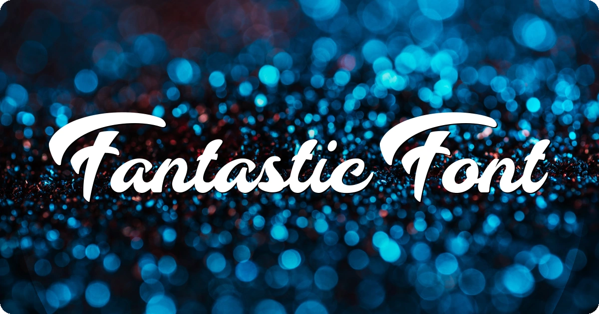 Fantastic Font preview