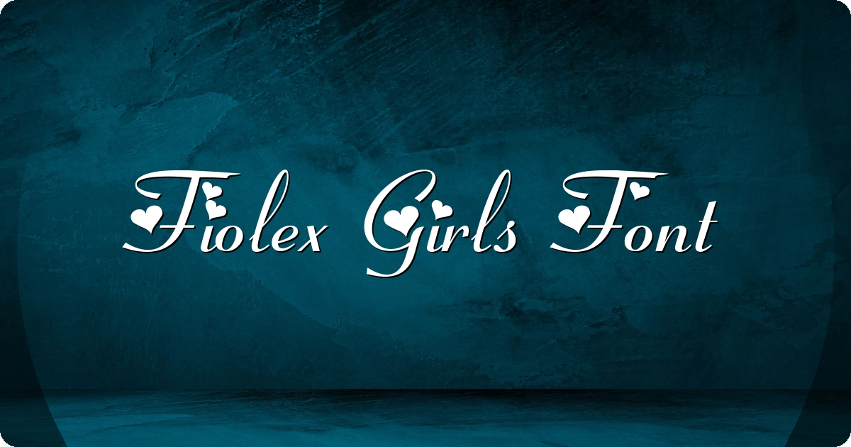 Fiolex Girls Font preview