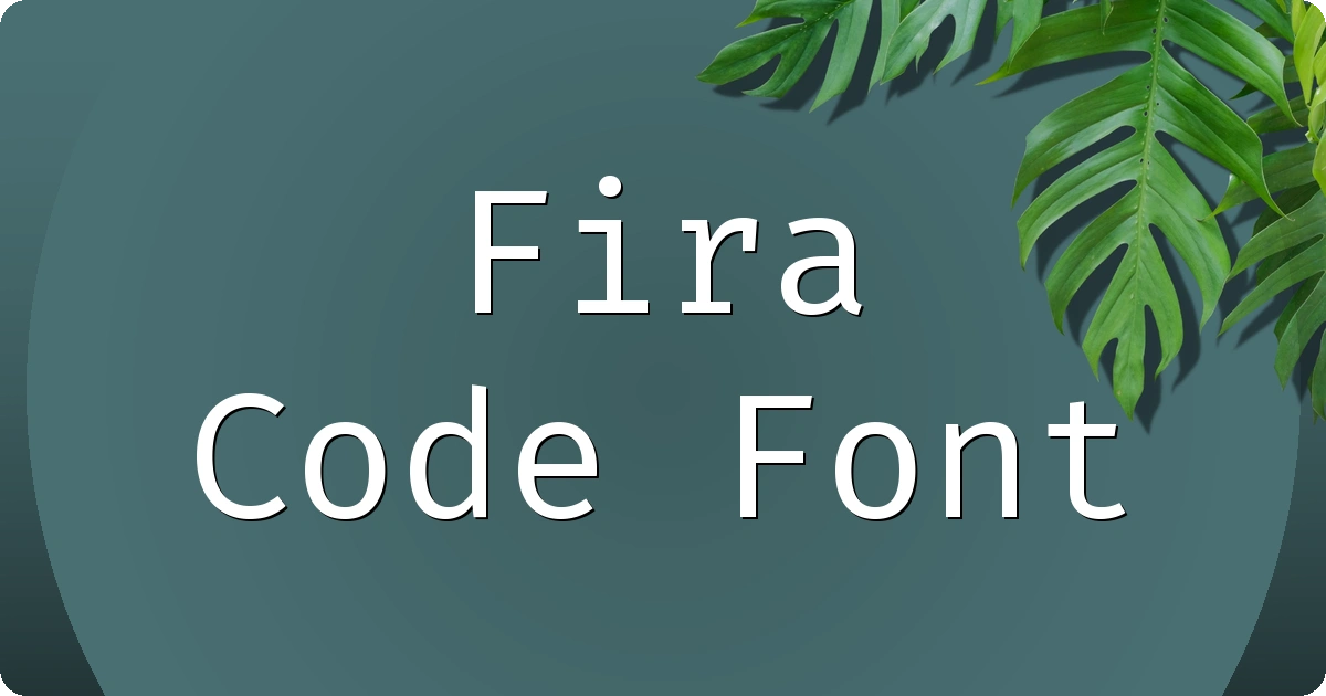 Fira Code Font preview