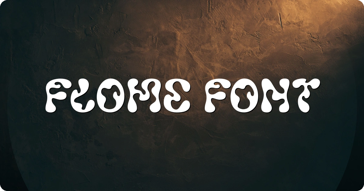 Flome Font preview