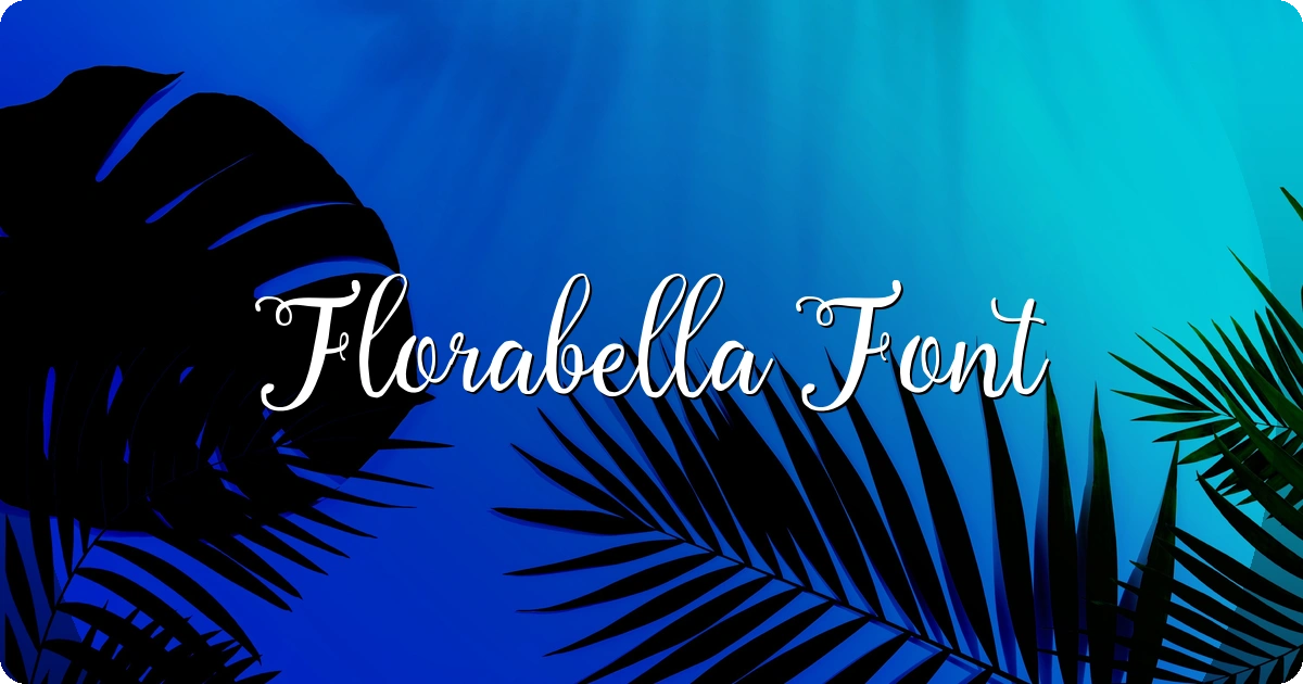 Florabella Font preview