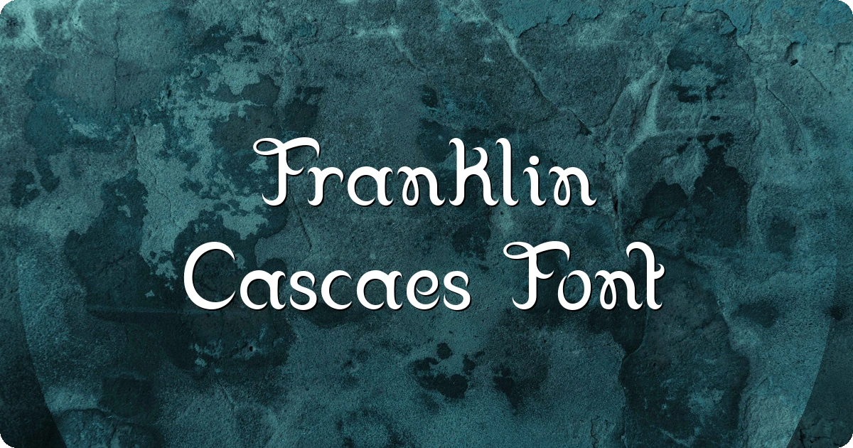 Franklin Cascaes Font preview