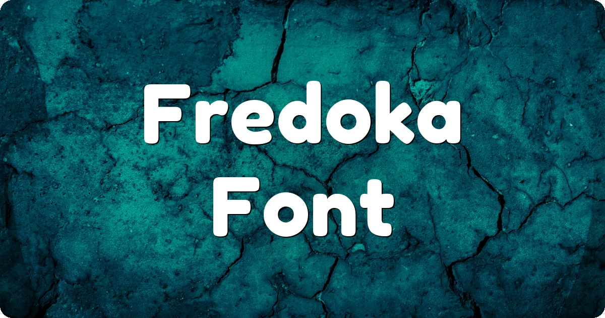 Fredoka Font preview