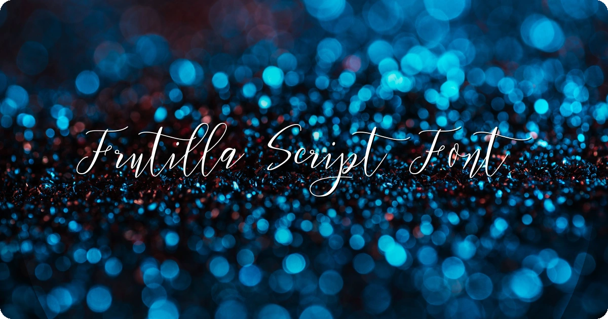 Frutilla Script Font preview