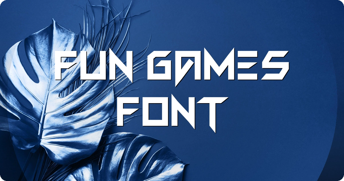 Fun Games Font preview