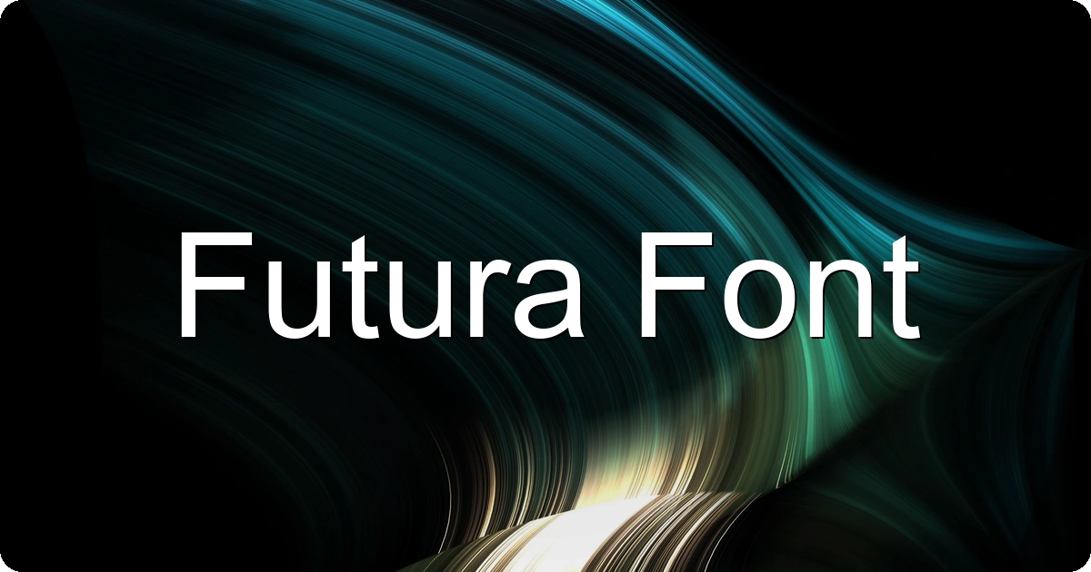 Futura Font preview