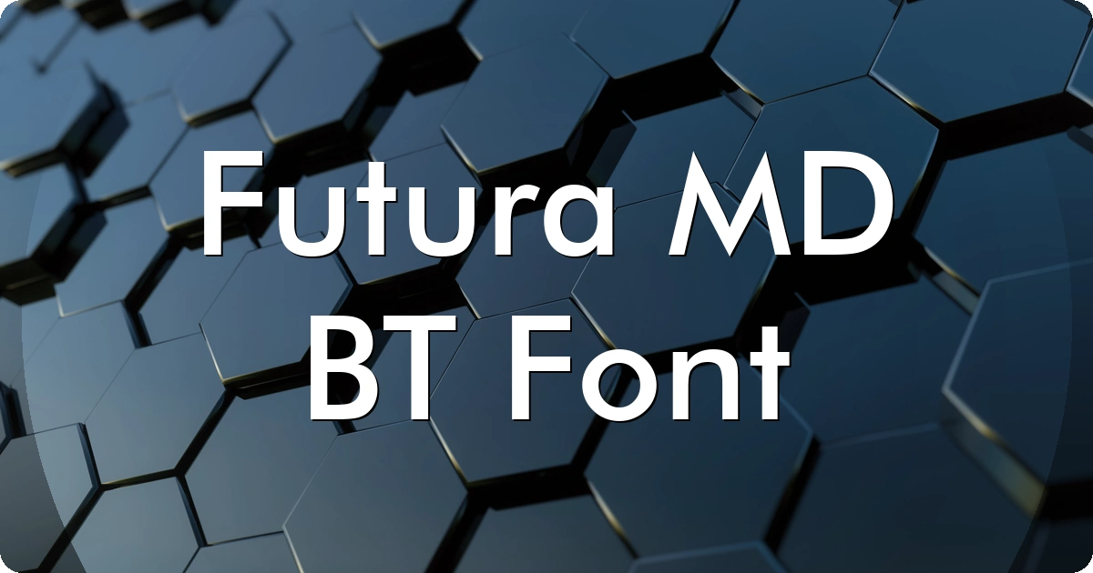Futura MD BT Font preview
