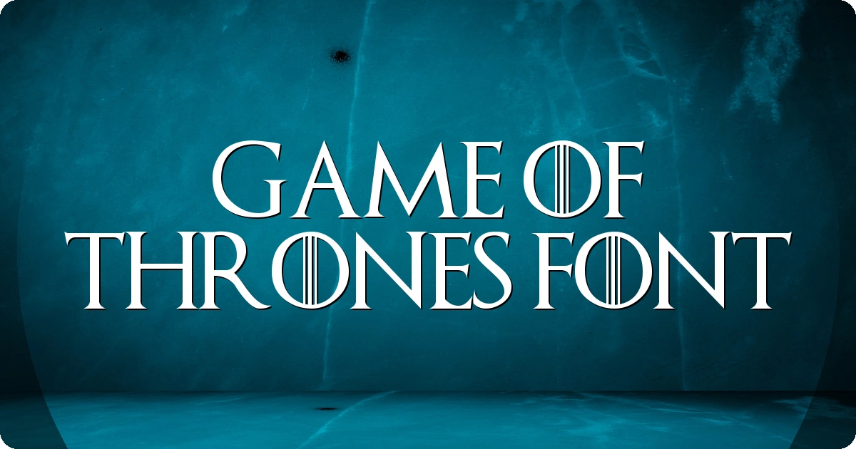 Game of Thrones Font preview