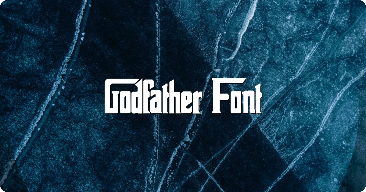 Godfather Font preview