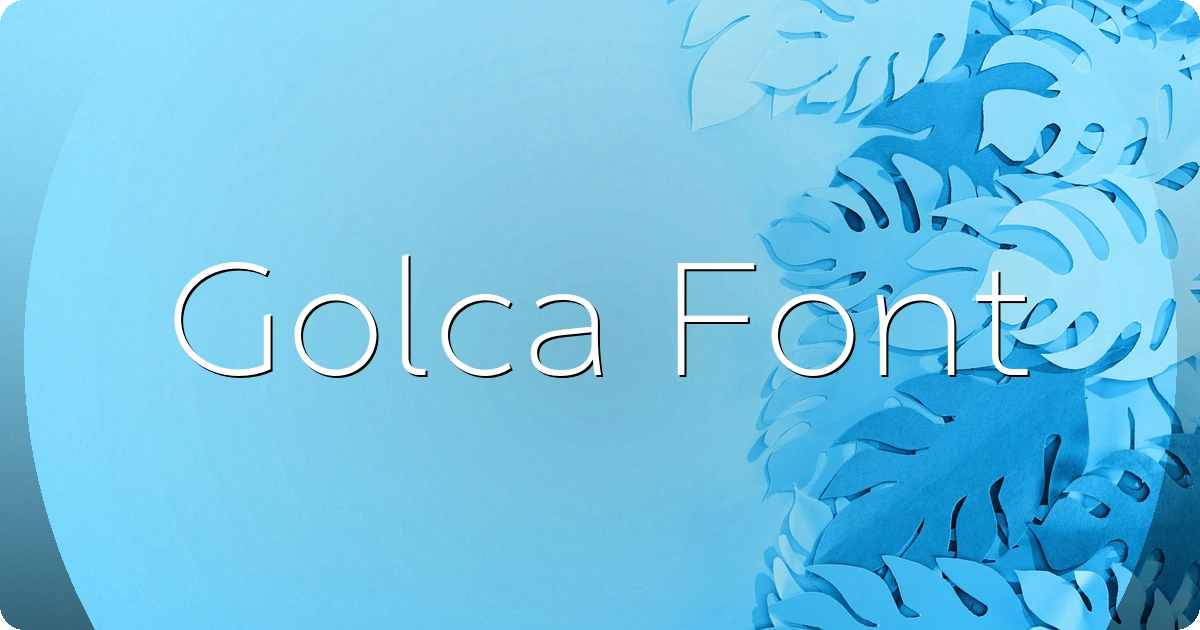Golca Font preview