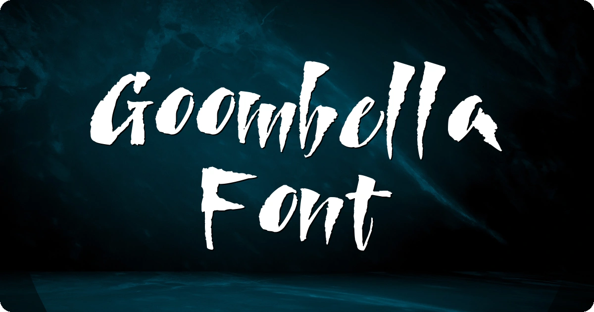 Goombella Font preview
