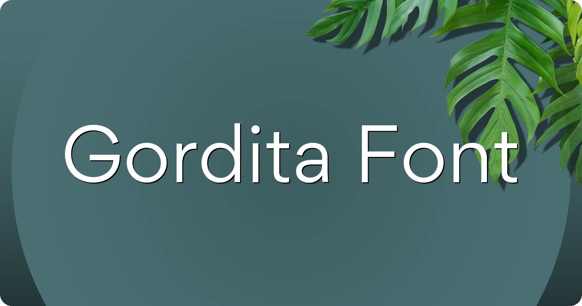 Gordita Font preview