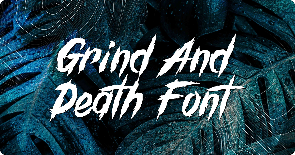 Grind And Death Font preview
