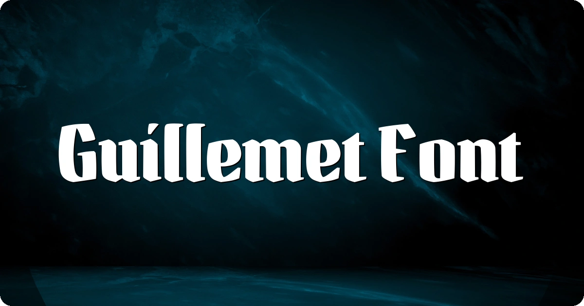 Guillemet Font preview