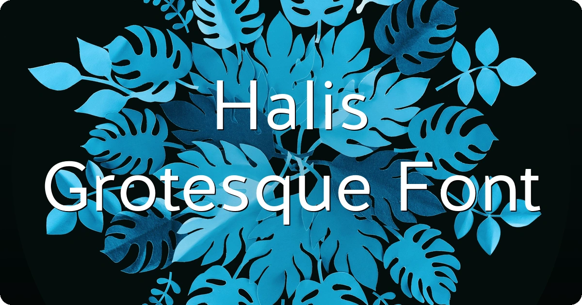 Halis Grotesque Font preview